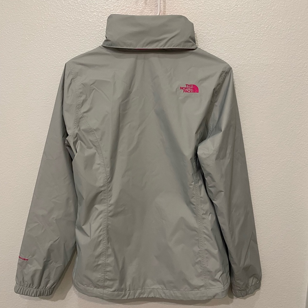 The North Face Pink Grey Ribbon Resolve Jacket Women's - Picture 6 of 15